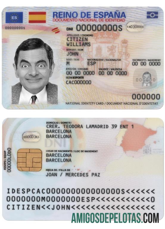 Espanha ID (2021 presente) amostra